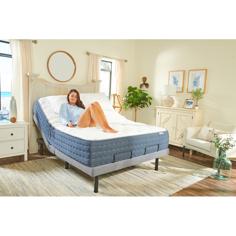 Alwyn Home Mosley Massaging Zero Gravity Adjustable Bed with Wireless